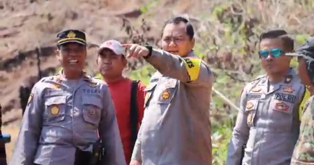 Kapolres Cek Lokasi Hutan di Salem yang Sempat Terbakar