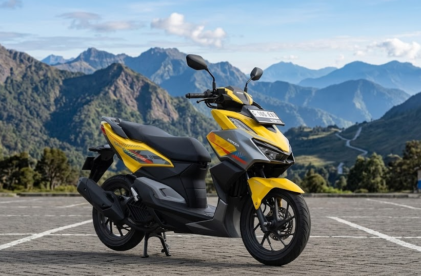 Review Honda Vario EVO 160 untuk Naik ke Guci Tegal, Kuat Tanjakan dan Nyaman Buat Touring?