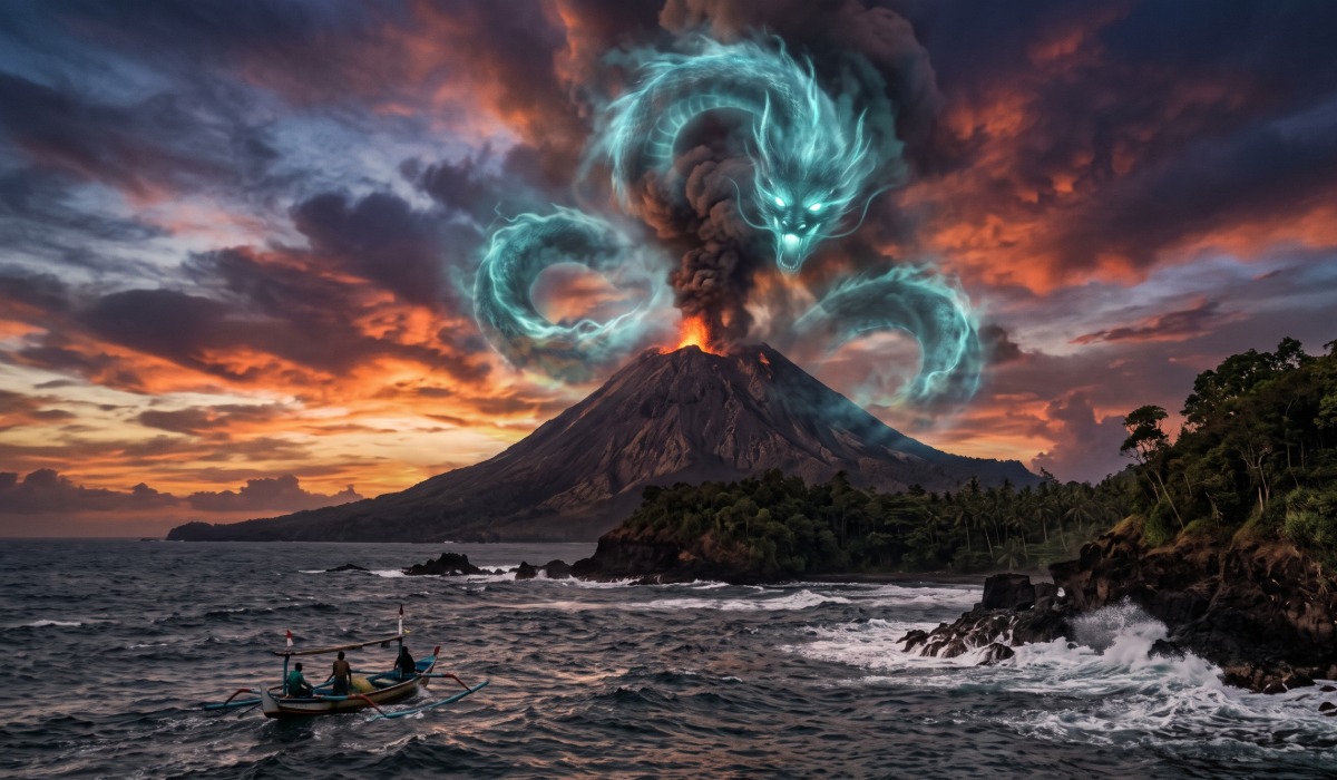 Bikin Merinding! Ini Mitos Anak Gunung Krakatau yang Sering Dirasakan Para Pelaut