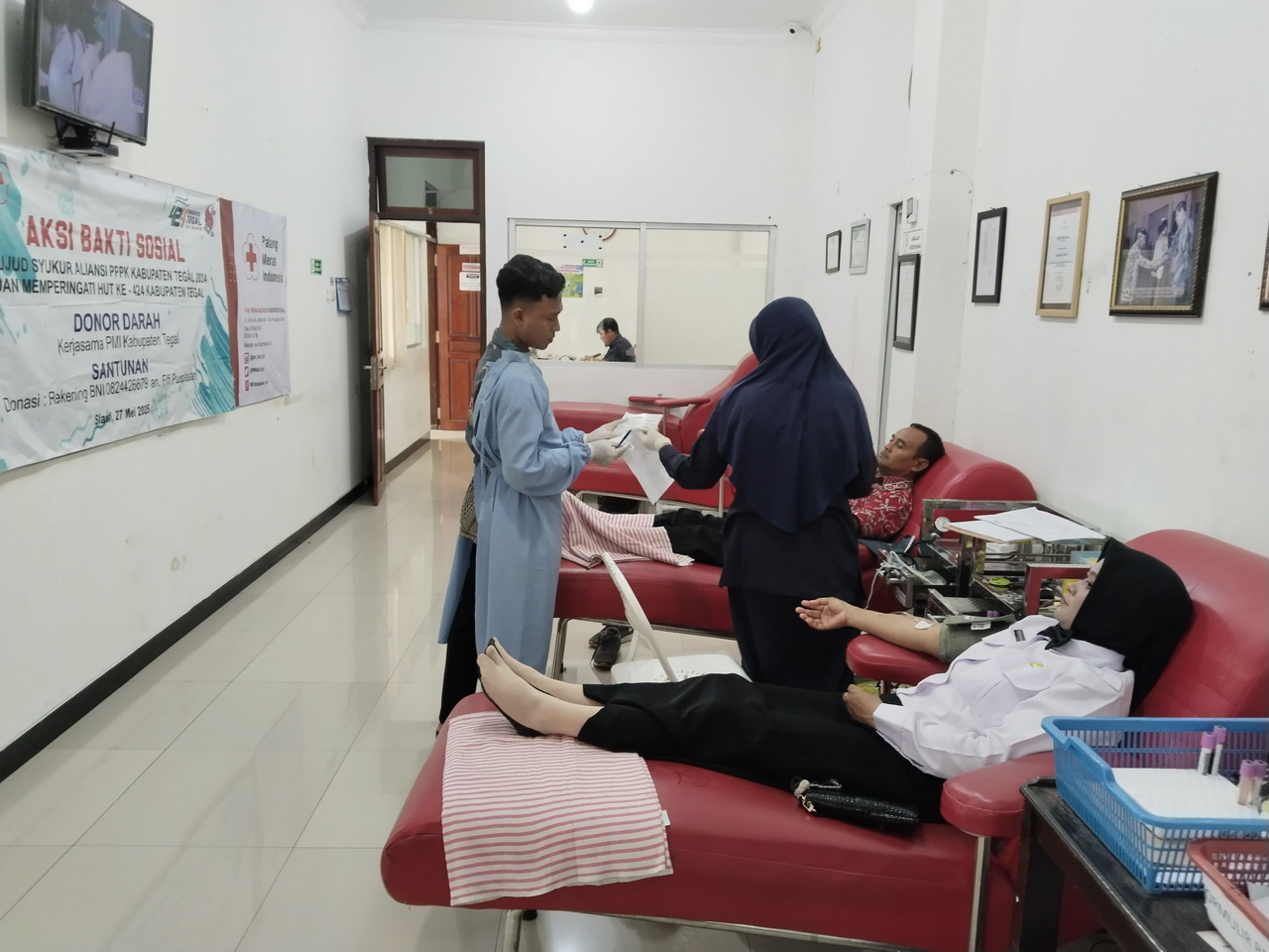 Resmi Diangkat, PPPK Tahap 1 Formasi 2024 Kabupaten Tegal Sumbangkan Uang dan Darah