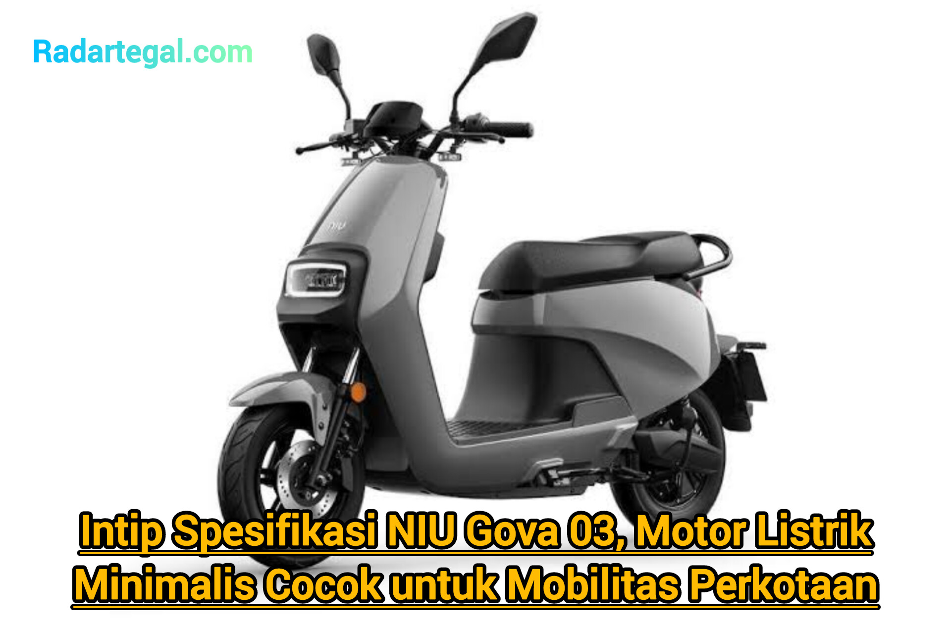 Spesifikasi NIU Gova 03, Motor Listrik Minimalis untuk Mobilitas Perkotaan