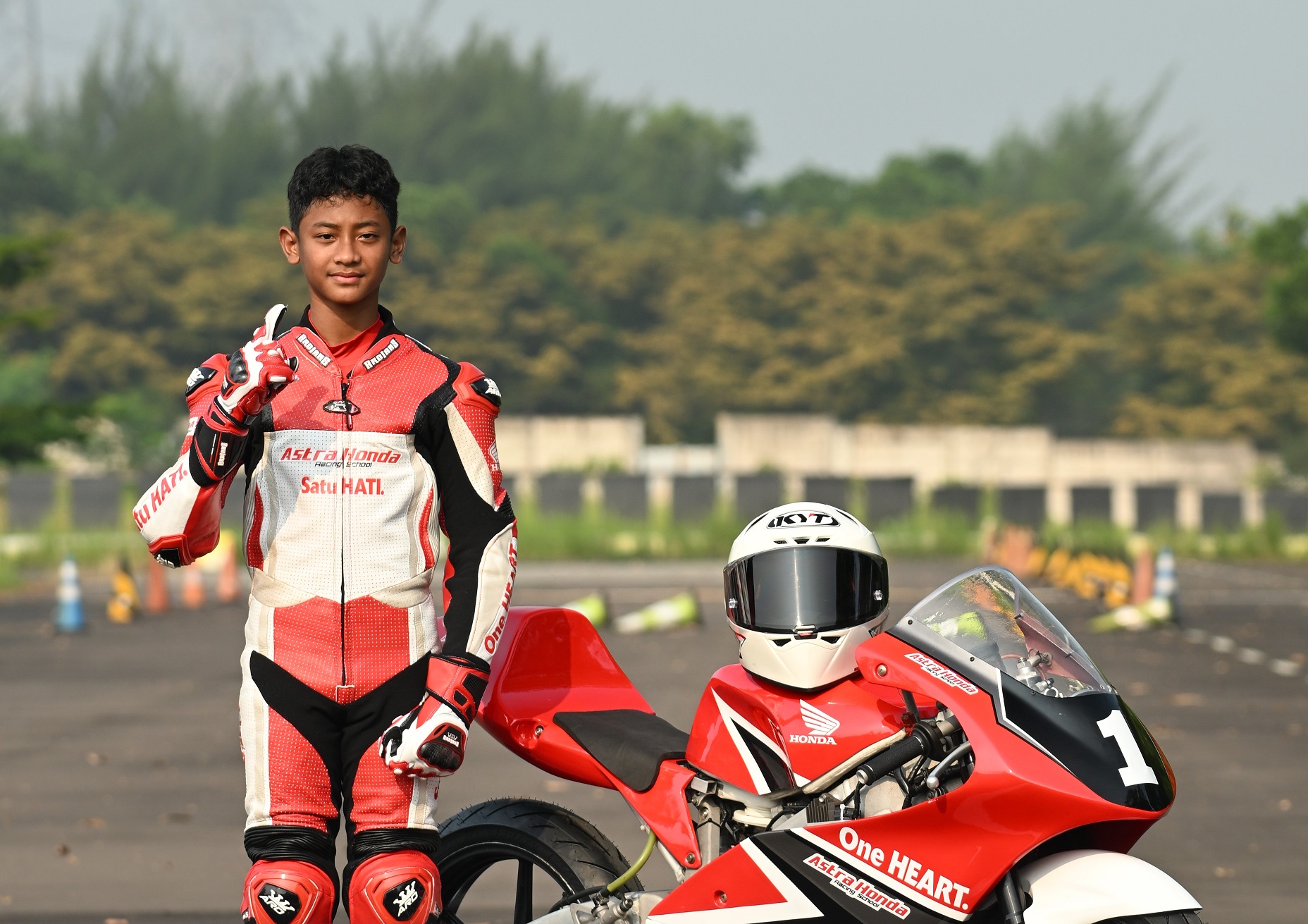 Optimis, 2 Pebalap Muda Astra Honda Siap Beradu Kencang di Sirkuit Thailand dalam TTC 2025  