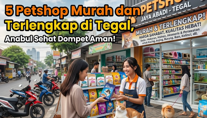 5 Petshop Murah dan Terlengkap di Tegal, Anabul Sehat Dompet Aman!