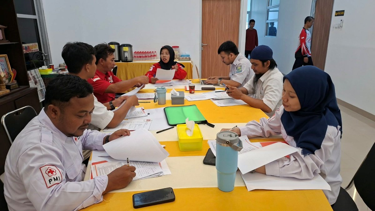 Sertifikasi BNSP: 20 Personel PMI Lulus Asesmen Logistik di Tegal