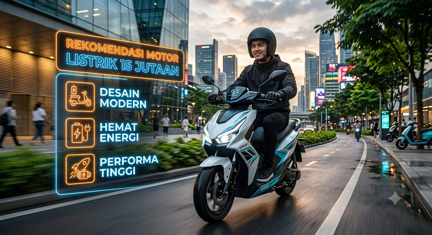 Bongkar Motor Listrik 15 Jutaan Paling Canggih dan Hemat