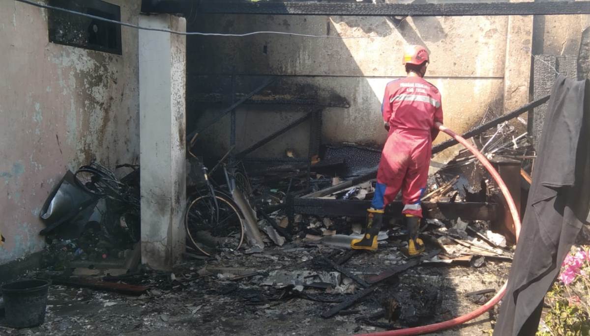 Gudang di Desa Kupu Tegal Kebakaran Gegara Hal Sepele Ini
