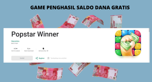 Free DANA Balance plus up to Rp 2 million bonus! Hurry, download and play this application!