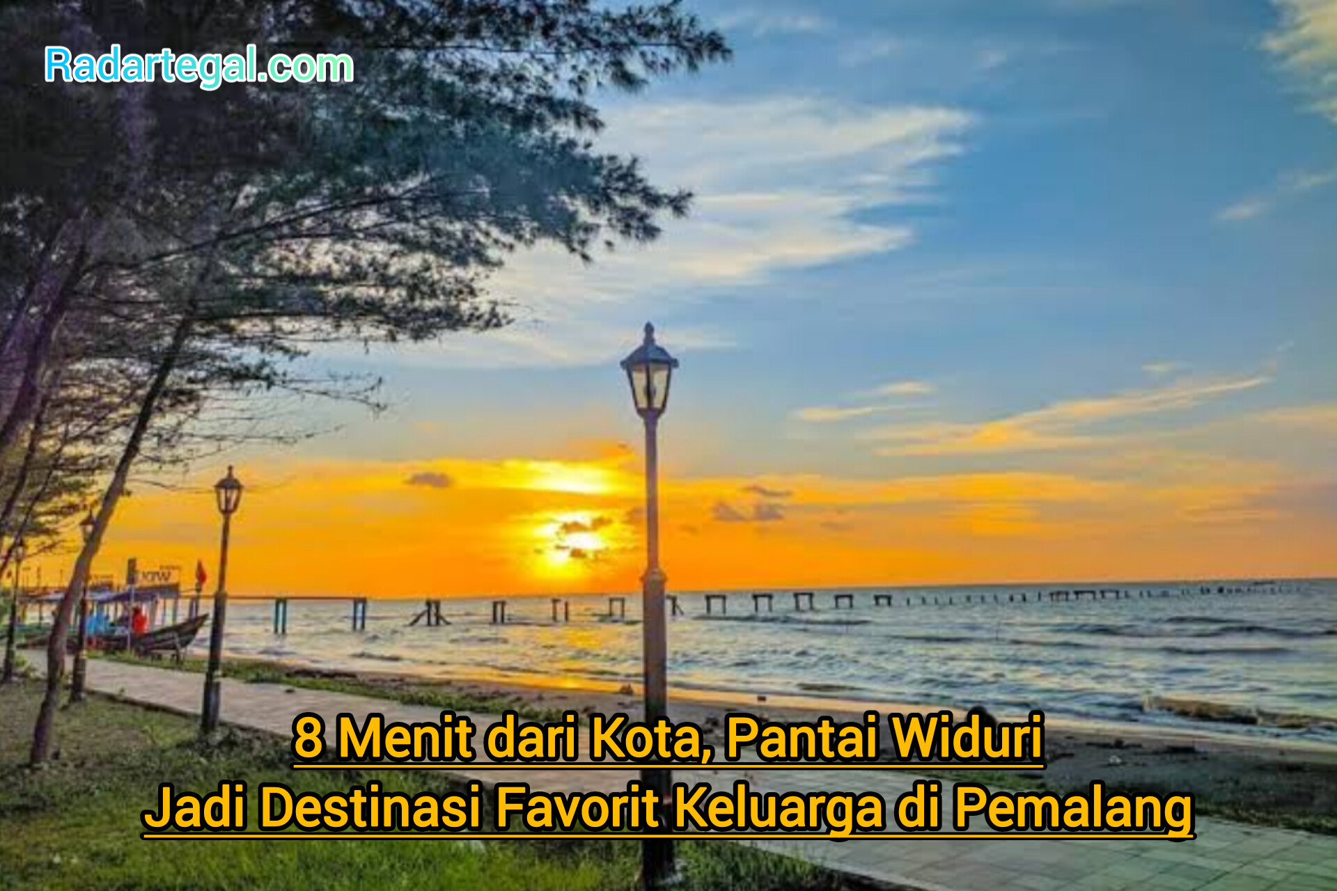 8 Menit dari Kota, Pantai Widuri Jadi Destinasi Favorit Keluarga di Pemalang