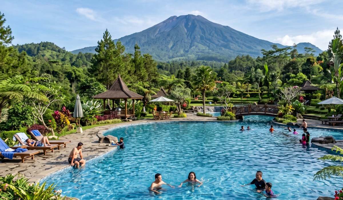 Rekomendasi Wisata Air Pemandangan Gunung Slamet: Berenang Sejuk dengan View Megah