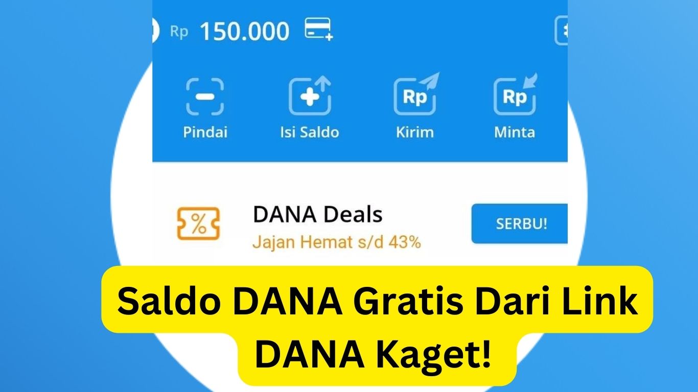 Ambil HP Cek Link Saldo DANA Kaget Hari Ini 14 September 2023, Klik lalu Klaim