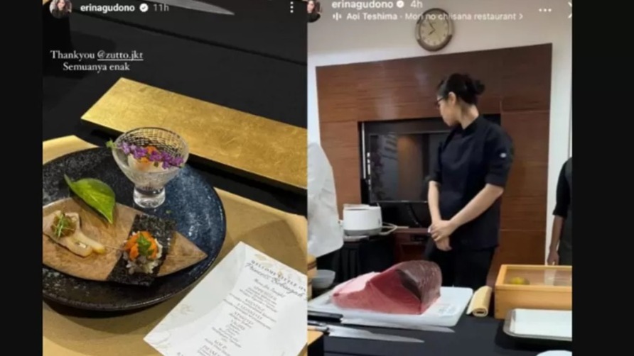 Erina Gudono Pamer Omakase Masakan Jepang, Netizen Meradang: Gue Marah ya 