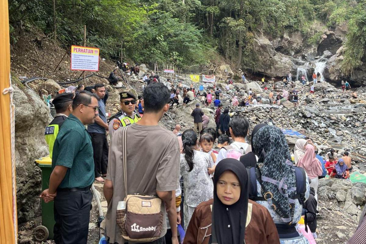 Pengamanan OW Guci Tegal Diperketat Selama Libur Lebaran 2026