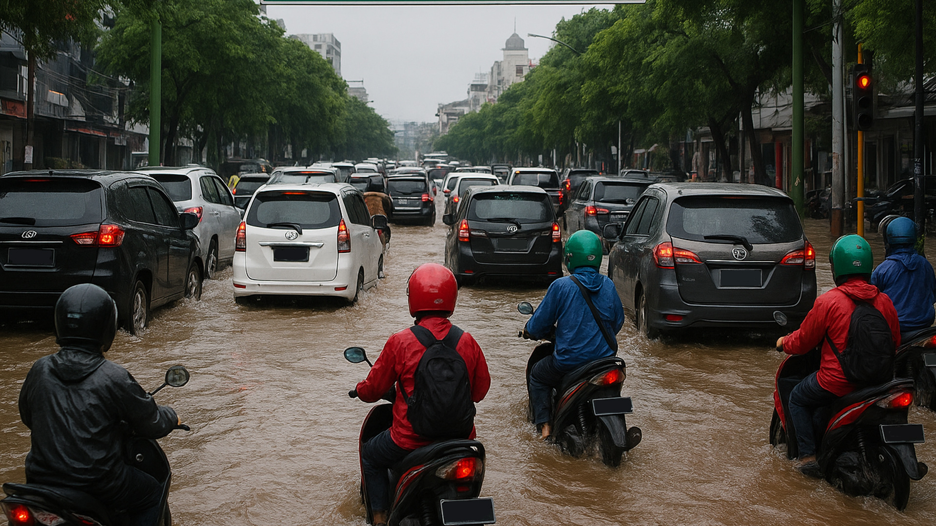 Musim Hujan, Tim Safety Riding Astra Motor Jateng Bocorkan Penyebab dan Cara Atasi Skutik Mogok saat Banjir 