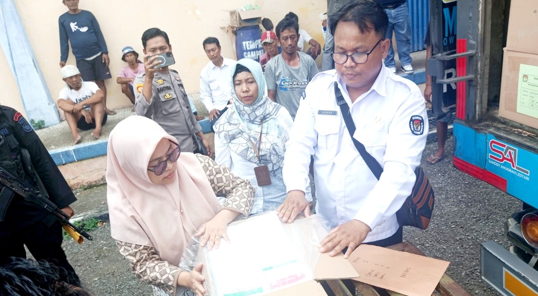 Logistik Pemilu 2024 di Brebes Sudah Capai 50 Persen yang Datang