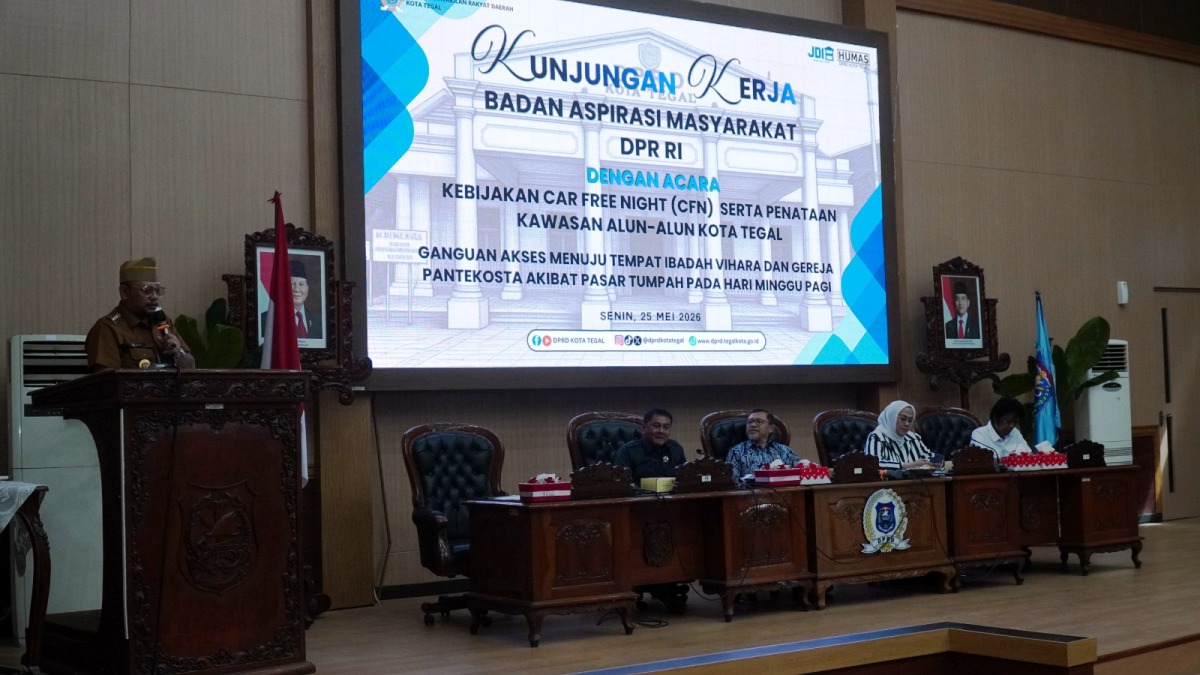 BAM DPR ke Tegal, Program CFN Alun-Alun Dihentikan 