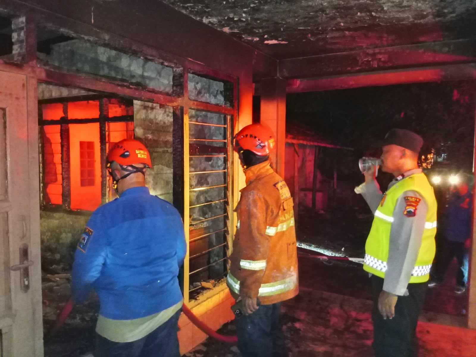 Rumah Warga Tegal Hangus Terbakar, Kerugian Capai Rp75 Juta