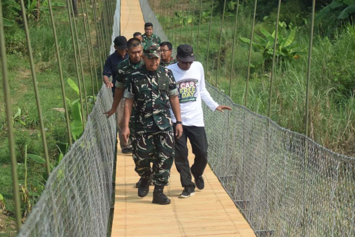 Jadi Pembuka Isolasi, Kualitas Jembatan Garuda Gembongdadi Tegal Diperiksa Itjenad