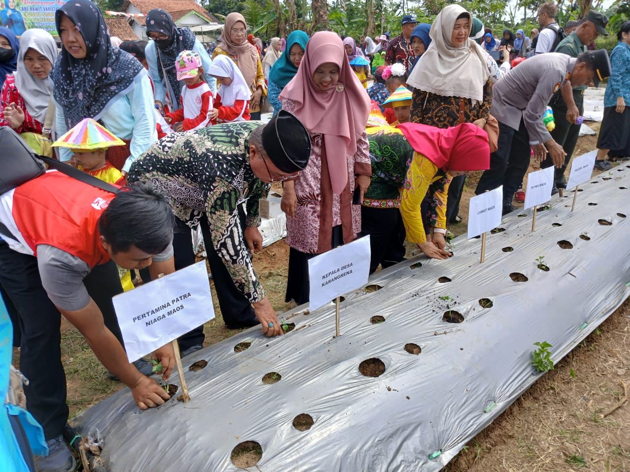Aktivasi Program K3P, Pertamina Gelar Event Tanam Serentak 1000 Tanaman Hortikultura
