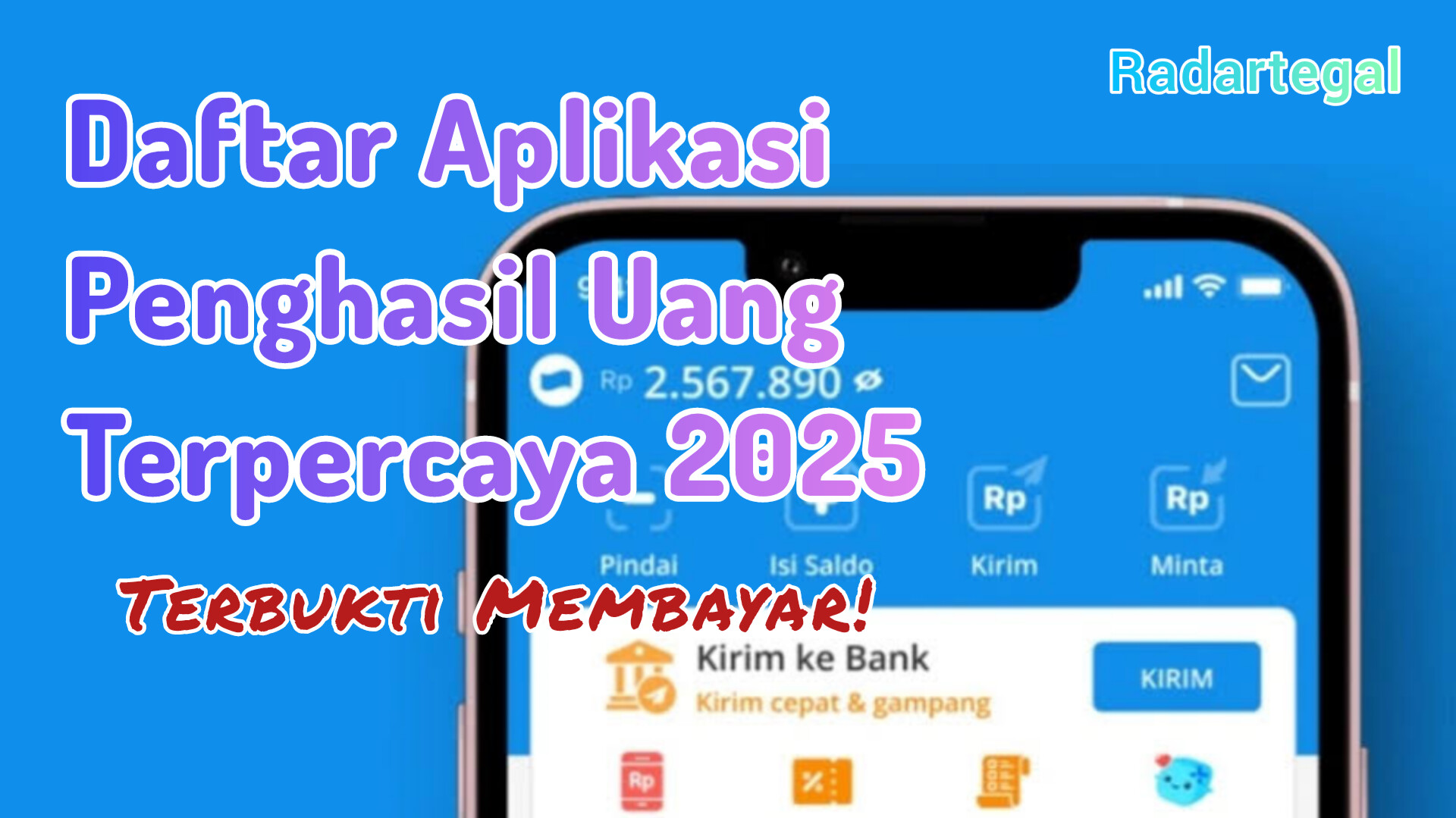 5 Aplikasi Penghasil Uang Terpercaya di Play Store, Raup hingga Rp100 Ribu per Hari
