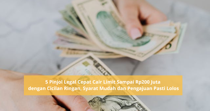 5 Pinjol Legal Cepat Cair Limit Rp200 Juta, Hanya Foto KTP Saja dan Cicilan Ringan untuk Persiapan Lebaran