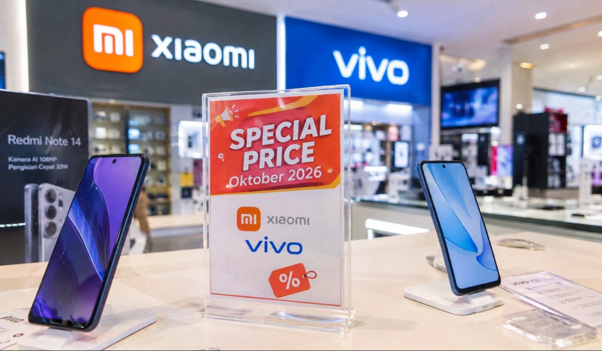 HP Turun Harga Oktober 2026, Redmi dan vivo Jadi Murah!