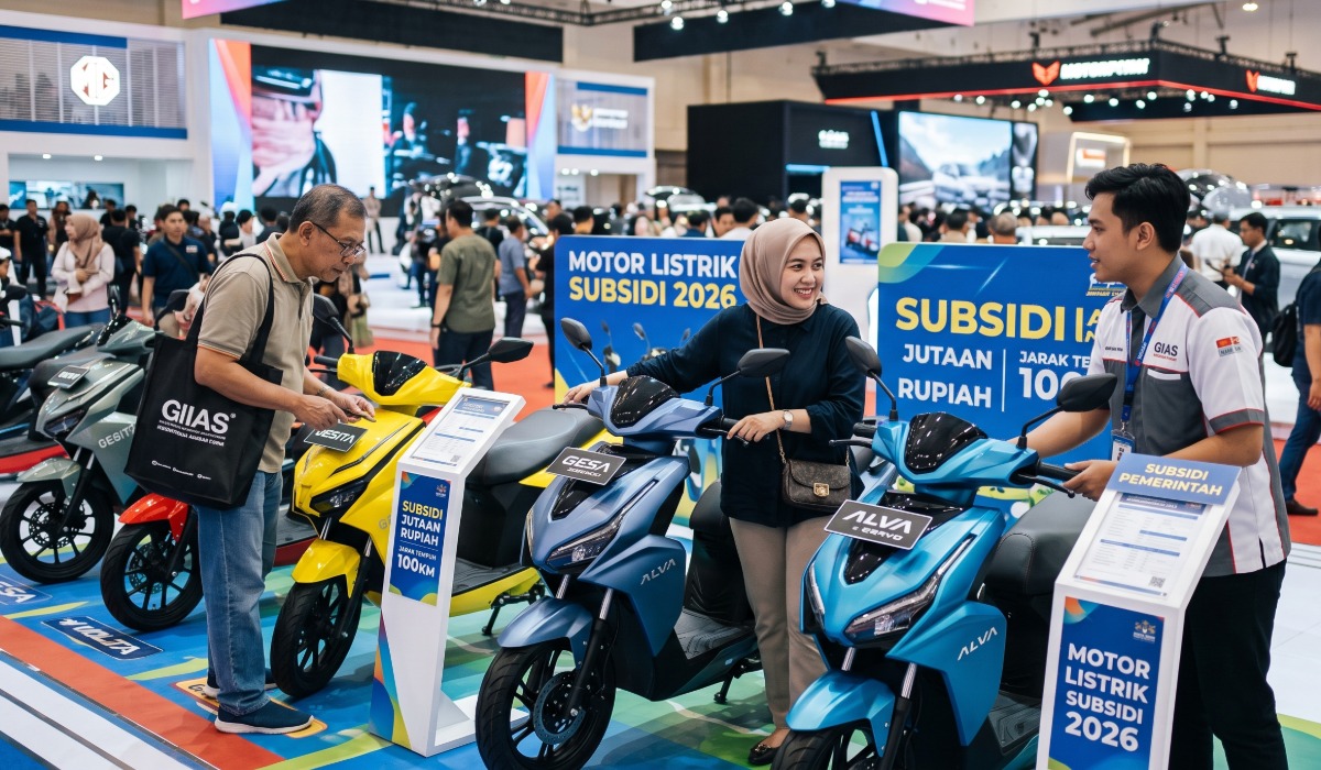 Diskon Gede-Gedean! Ini Pilihan Motor Listrik Termurah di GIIAS 2026 Incaran Pengunjung