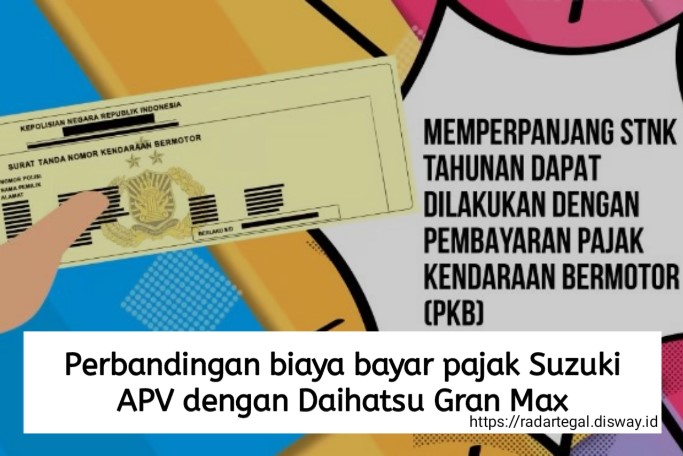 Perbandingan Biaya Bayar Pajak Suzuki APV dengan Daihatsu Gran Max, Mana yang Lebih Murah?