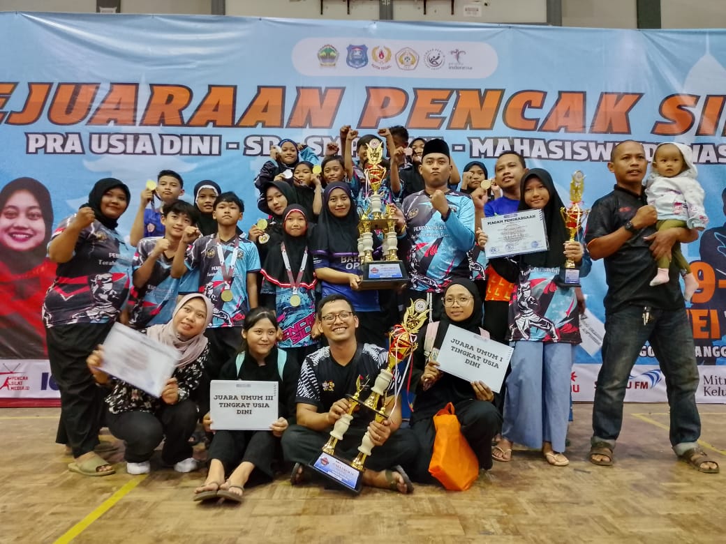 Gondol 37 Medali, Terate Junior Club Kabupaten Tegal Kalahkan Ratusan Atlet Pencak Silat  