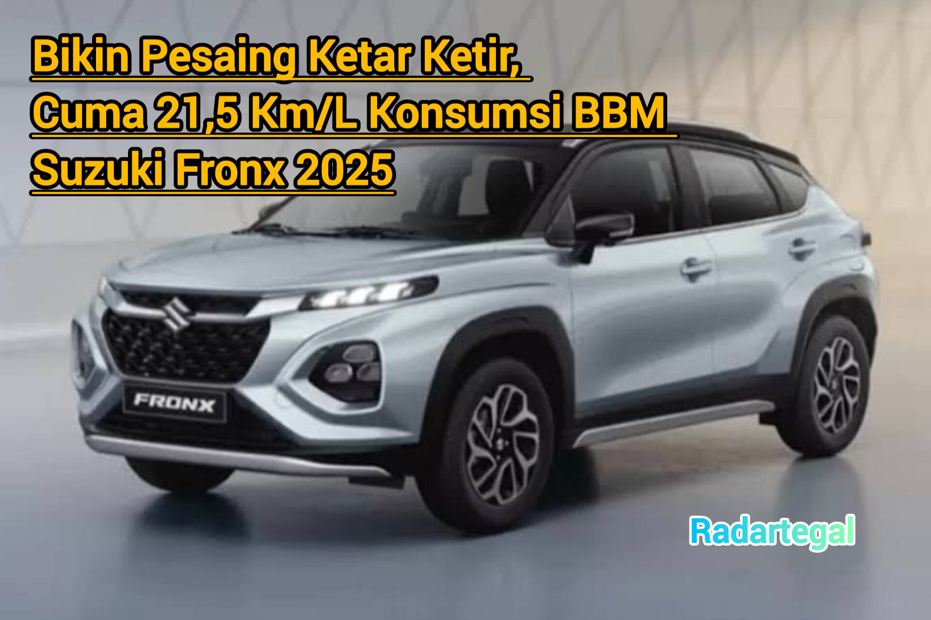 Bikin Pesaing Ketar Ketir, Ini Konsumsi BBM Suzuki Fronx 2025 Tembus 21,5 Km per Liter  