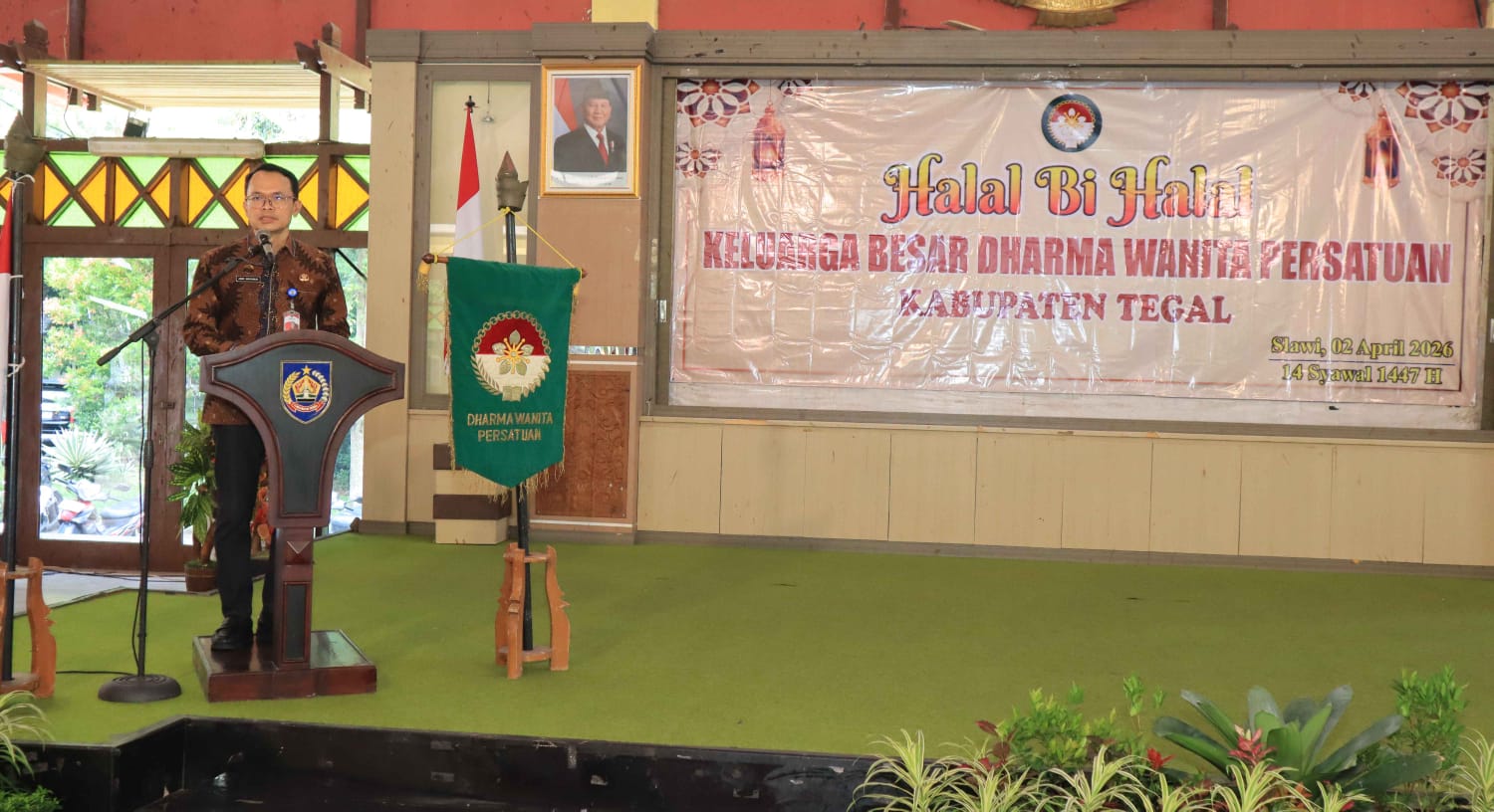 Beri Kontribusi, Sekda Kabupaten Tegal Amir Dorong Dharma Wanita Perkuat Peran Dukung Pembangunan Daerah