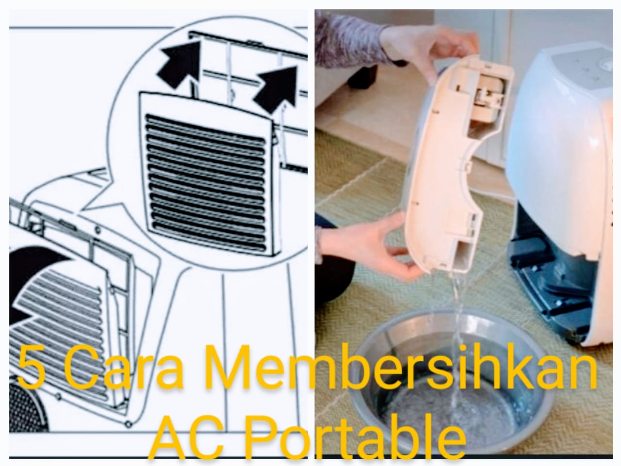 Cara Membersihkan AC Portable Anti Ribet, Lakukan Secara Rutin untuk Udara Lebih Bersih