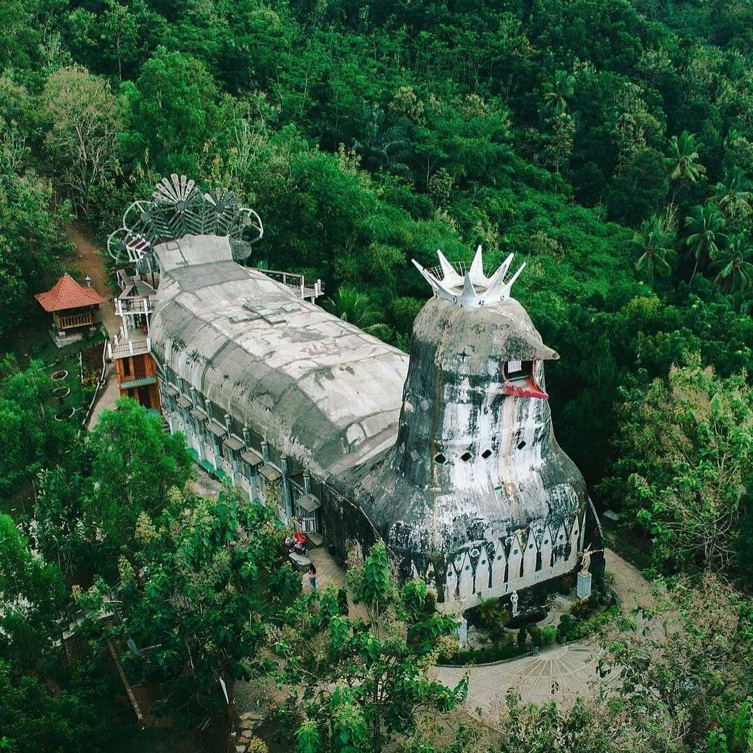 Pesona Gereja Ayam Rumah Doa Di Bukit  Rhema Borobudur, Ada 7 Lantai Miliki Filosofi dan Pesan Berbeda-beda