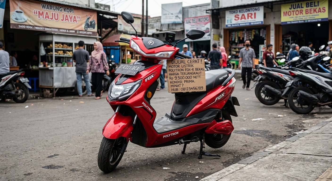 Panduan Cerdas Berburu Harga Motor Listrik Polytron Fox-R Bekas Murah 