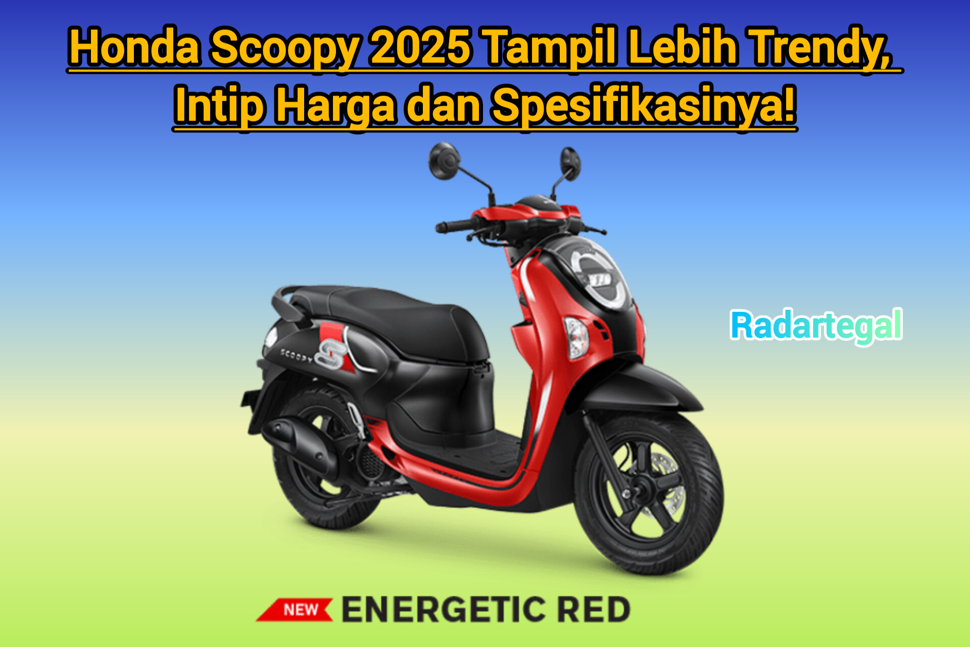 Honda Scoopy 2025 Tampil Lebih Trendy, Ini Besaran Harga dan Spesifikasinya