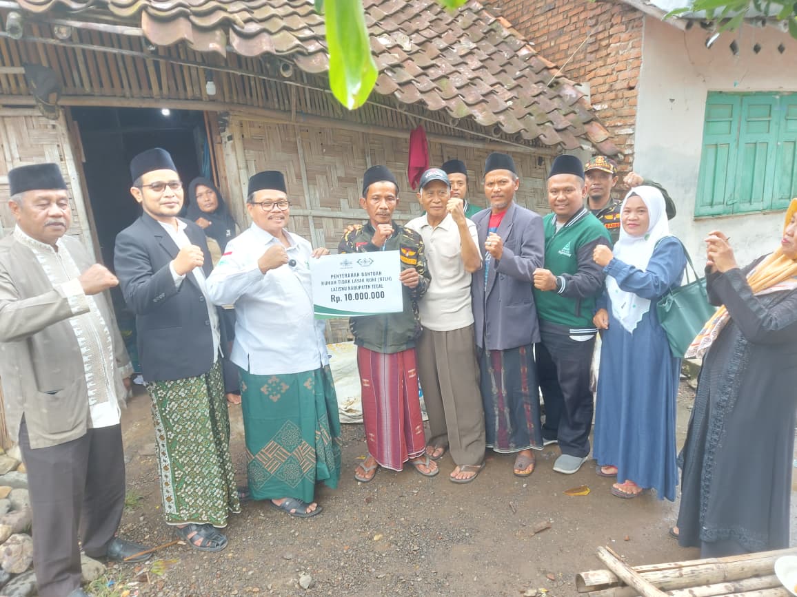 Kisah Rojaya, Buruh Tani Pagerbarang Tegal yang Rumahnya Segera Direnovasi LAZISNU