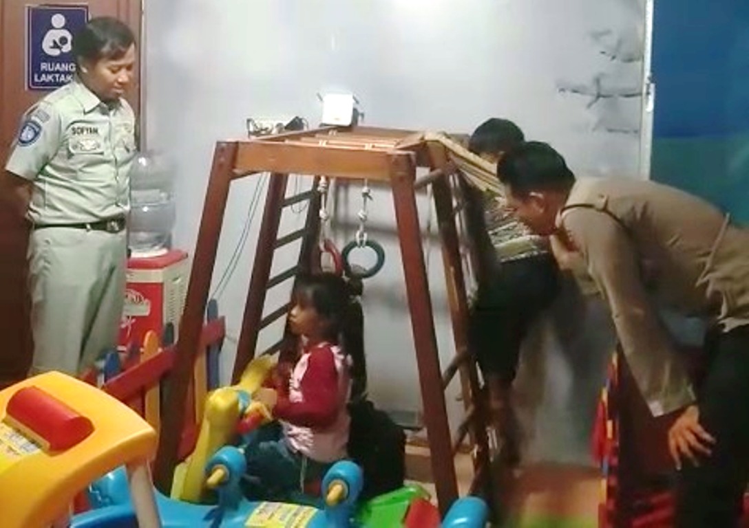 Pospam Nataru di Yomani Tegal Sediakan Ruang Bermain Anak