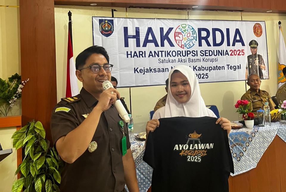 Masuk ke Sekolah, Jaksa di Kabupaten Tegal Ingatkan Bahaya Praktik Korupsi