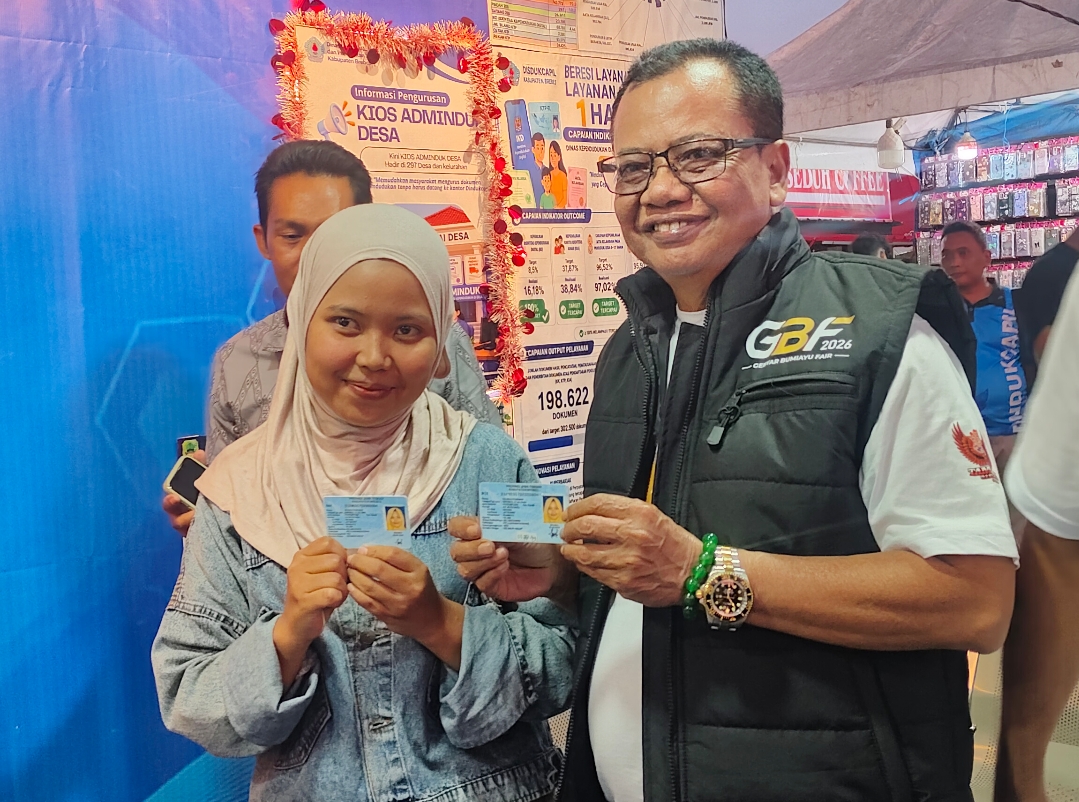 Selama GBF 2026, Disdukcapil Brebes Layani 363 Pemohon Cetak E-KTP