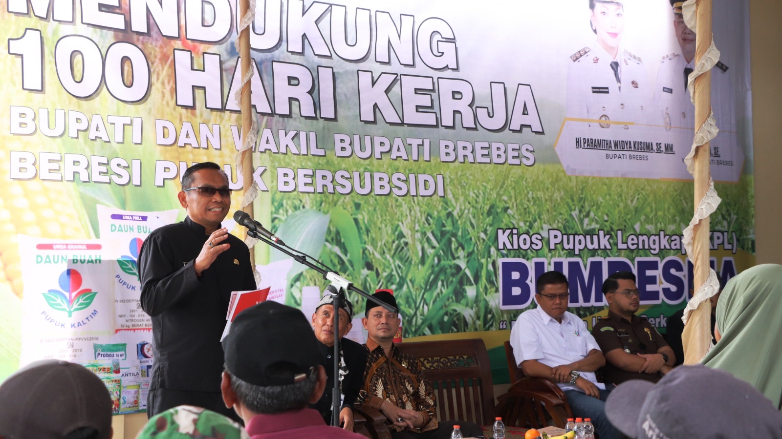 Plh Sekda Brebes Resmikan KPL, Permudah Petani Dapatkan Pupuk