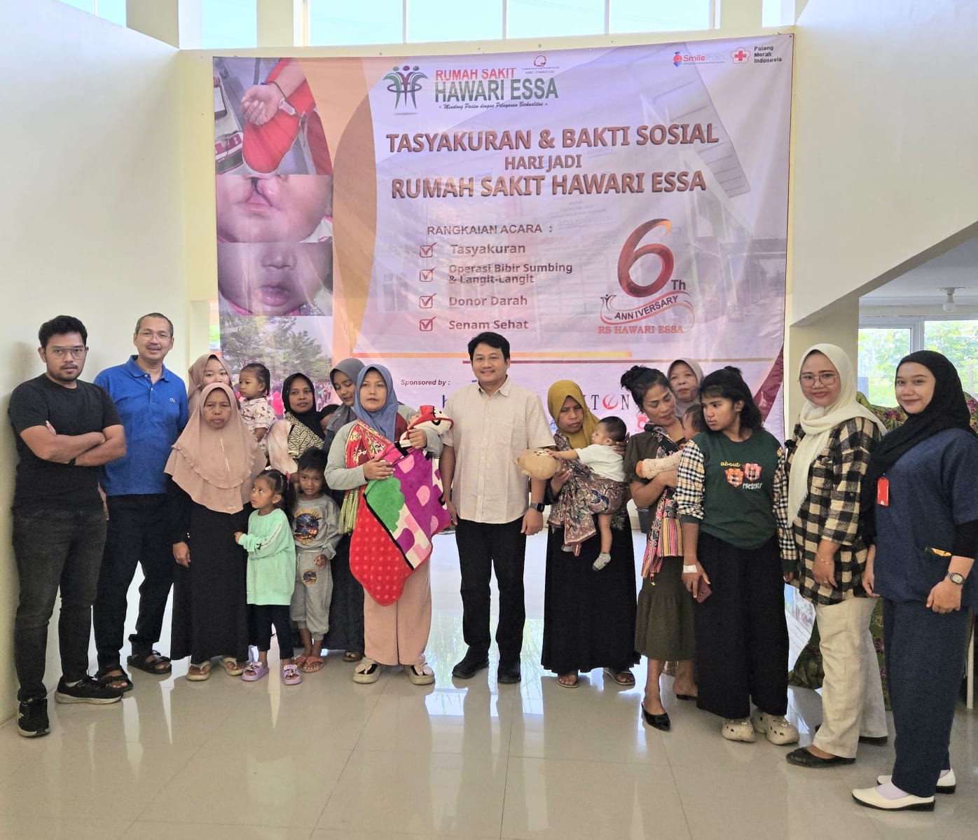 RS Hawari Essa dan Smile Train Gelar Operasi Bibir Sumbing, 22 Peserta Dapatkan Senyum Baru 
