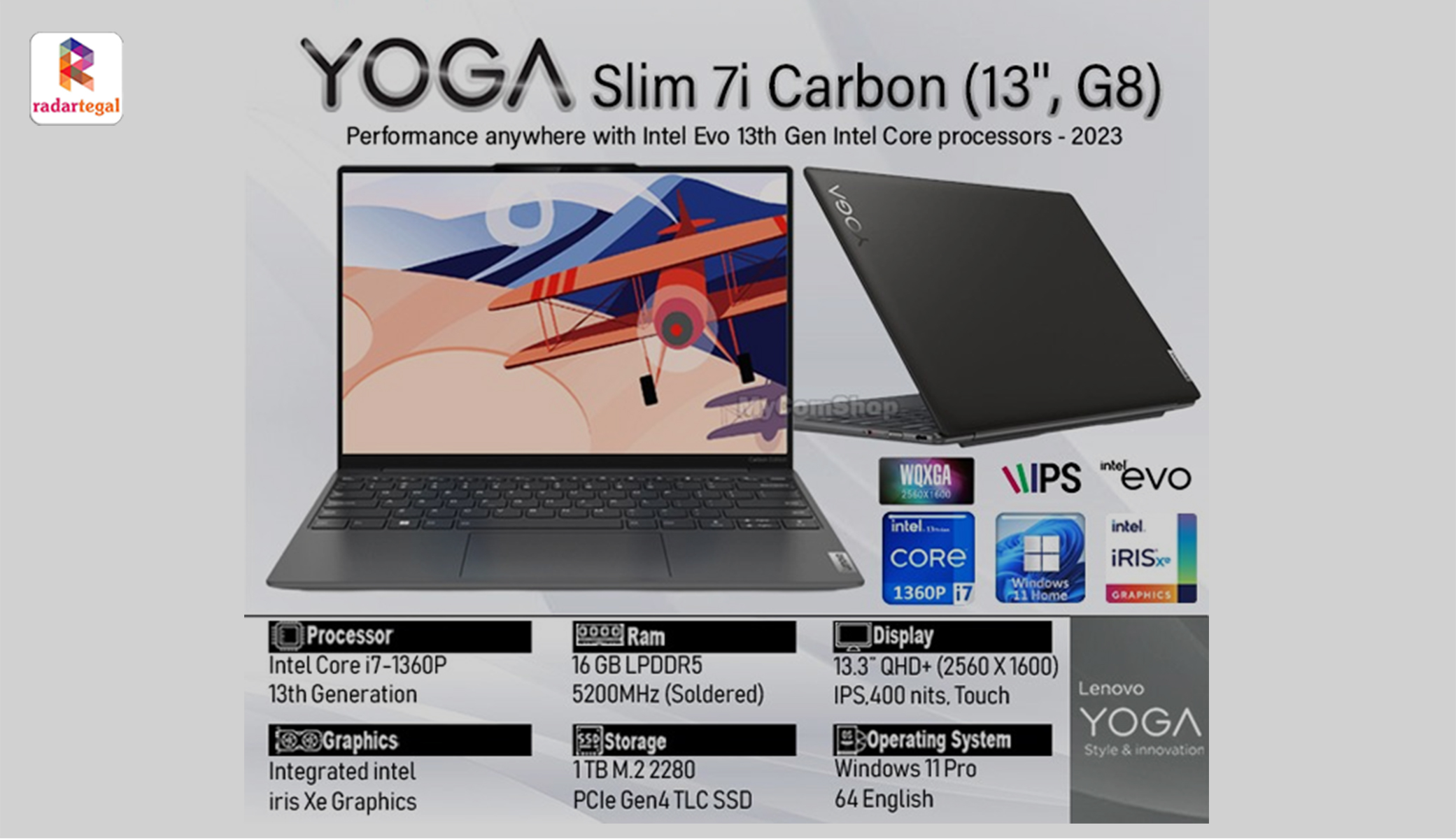 Review Lenovo Yoga 7i Gen 8, Laptop Gahar Berbobot Ringan, Praktis Dibawa Kemana-mana