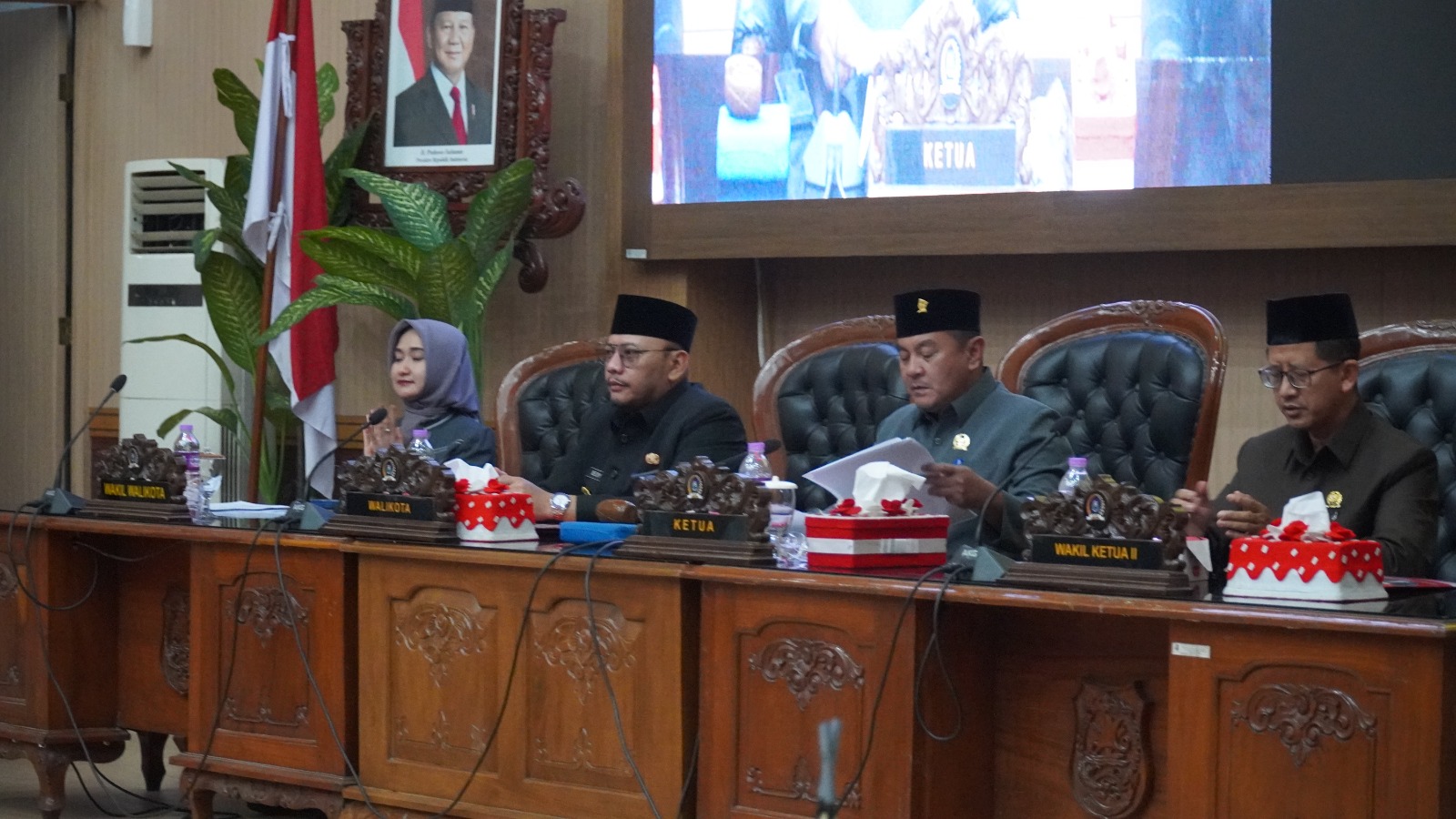 Rapat Paripurna DPRD Kota Tegal, Wali Kota Sampaikan Jawaban Terhadap PU Fraksi