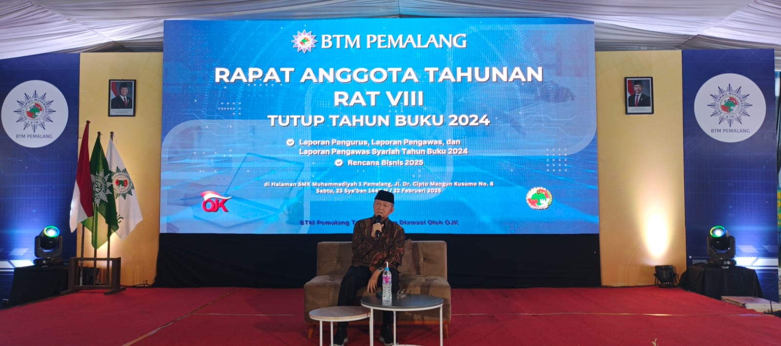 Buka RAT VIII BTM Pemalang, Anwar Abbas: Umat Islam Harus Menguasai Ekonomi 