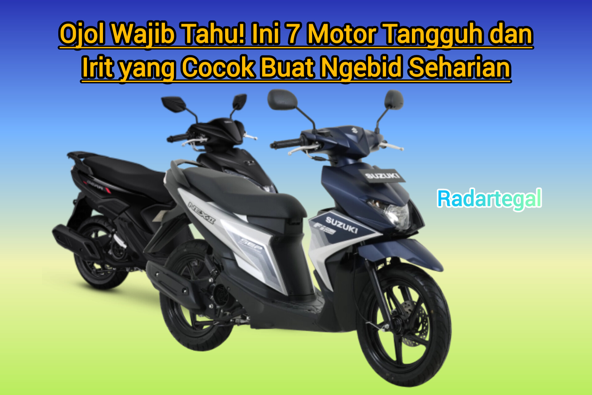 Ojol Wajib Tahu! 7 Motor Tangguh dan Irit yang Cocok Buat Ngebid Seharian