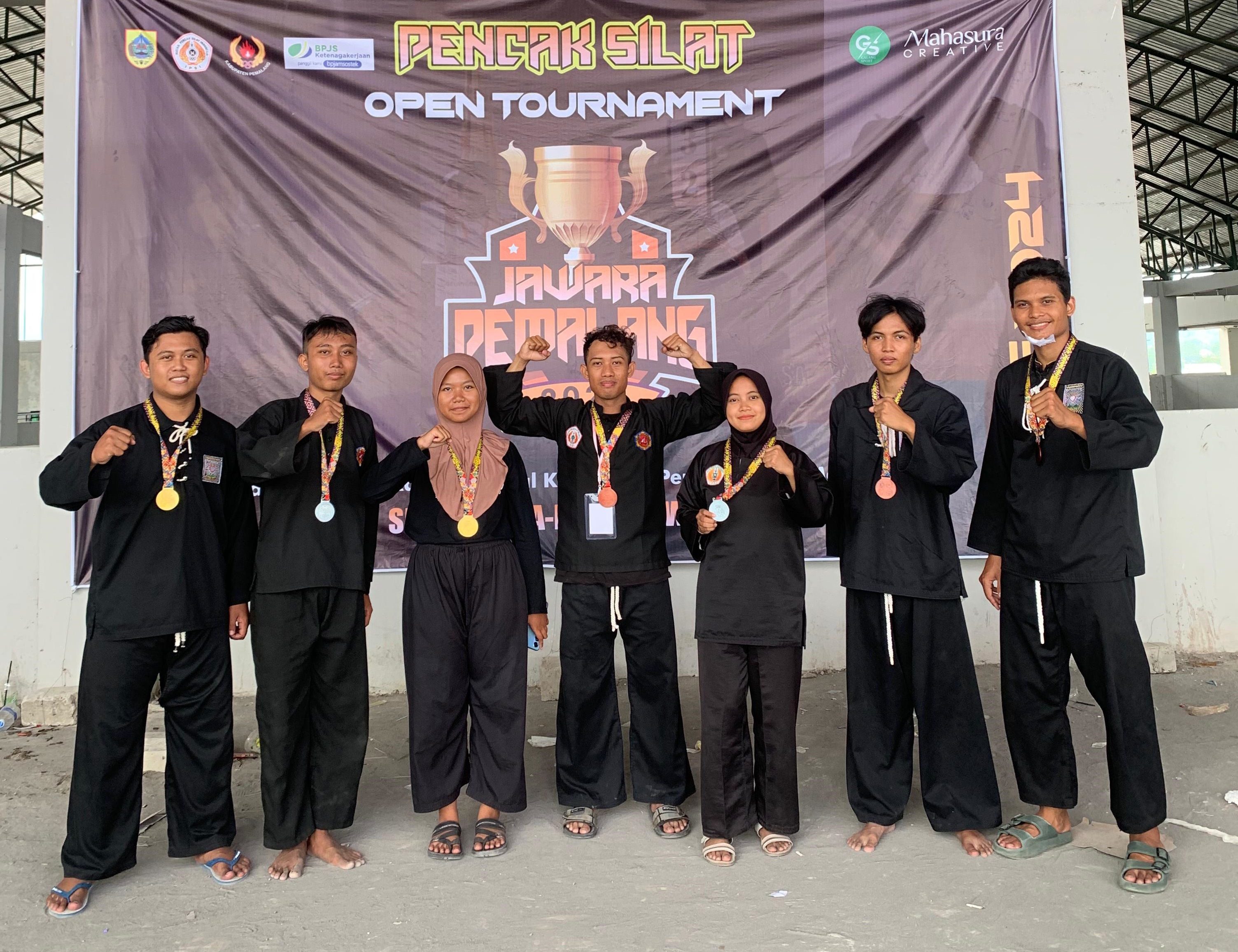 Mahasiswa Poltek Harber Borong Piala ajang Pencak Silat Open Tournament Jawara Pemalang Tahun 2024