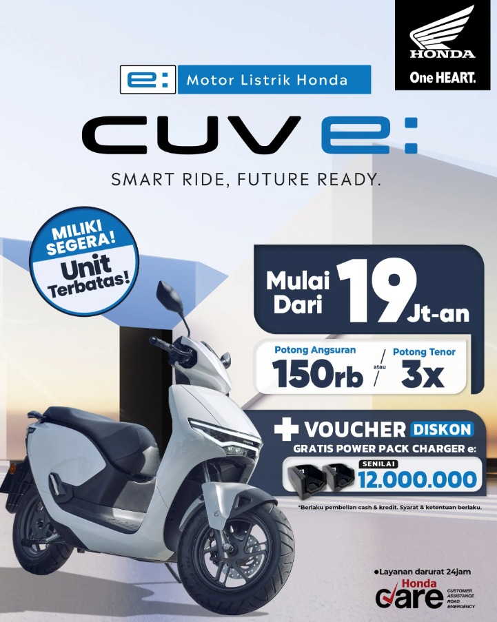 Perbandingan Harga Honda ICON e: Vs Motor Listrik Subsidi, Mau Beli yang Mana?