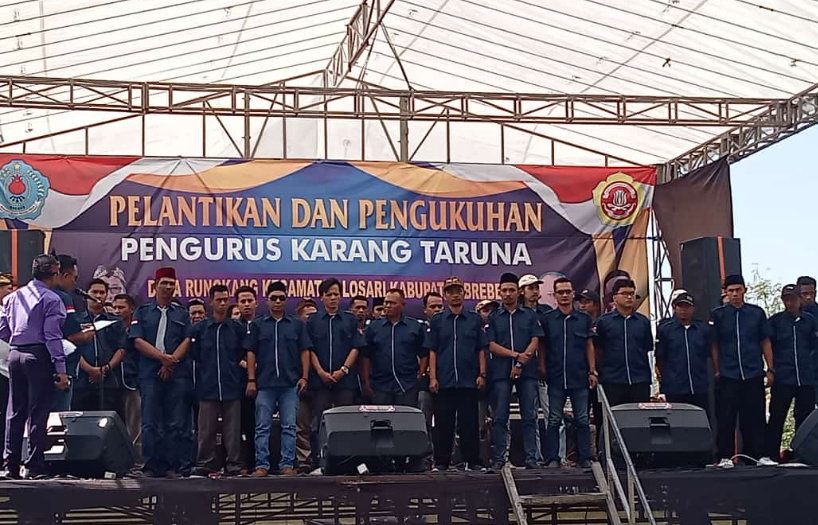 Dilantik, Karang Taruna di Brebes Harus Jadi Garda Pembangunan dan Sosial