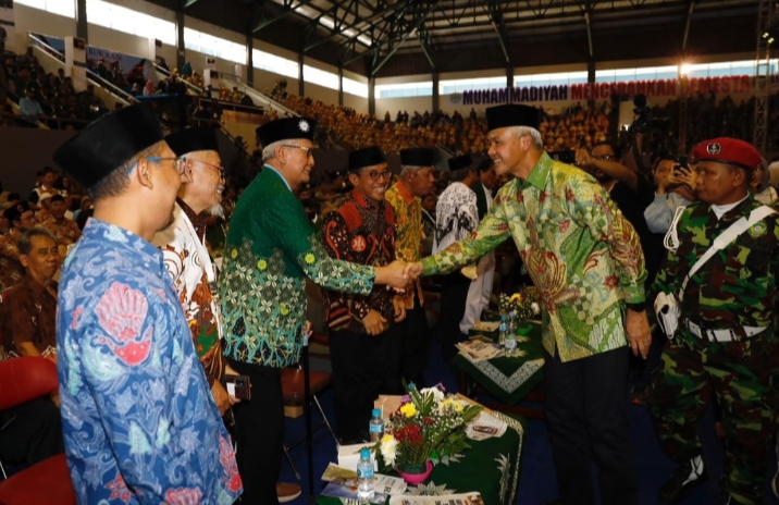 Hadiri Muskerwil Muhammadiyah Jateng di Tegal, Ganjar: Indonesia Bisa Kembalikan Kejayaan Islam yang Damai