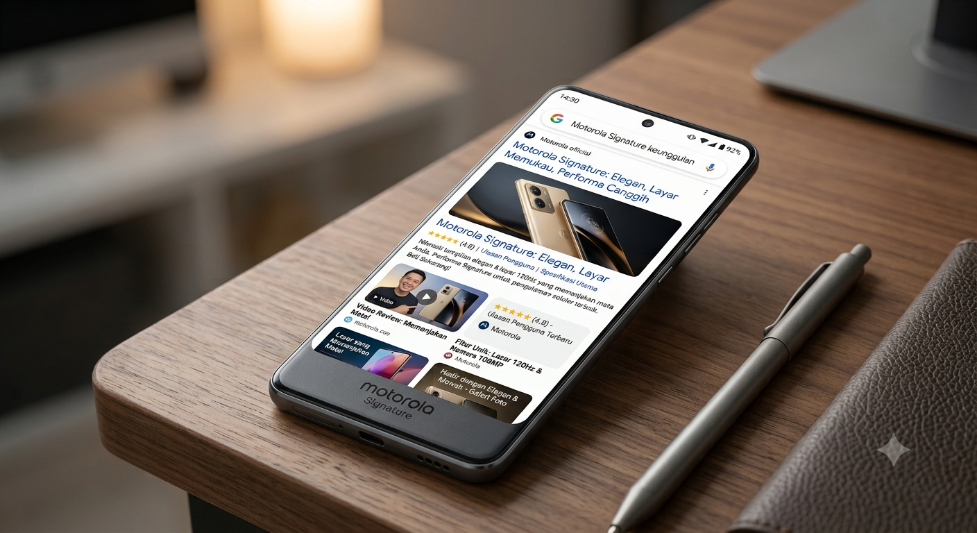 Motorola Signature Flagship Canggih Terbaru yang Sangat Mewah!