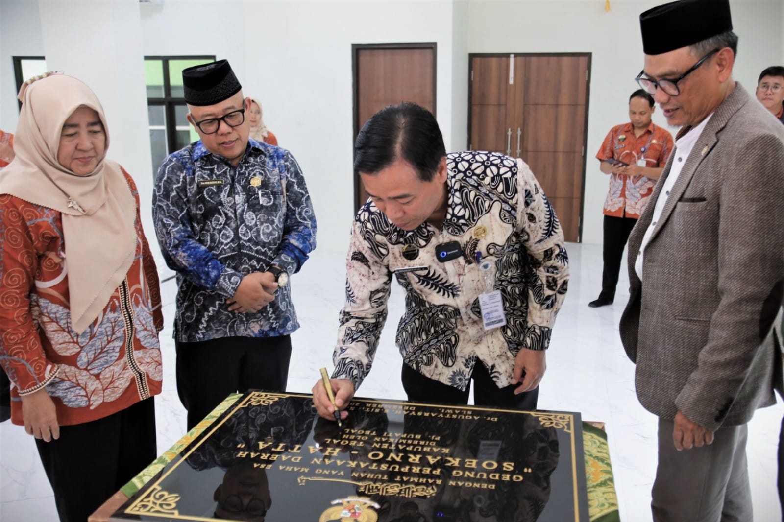 Resmi Beroperasi, Gedung Baru Perpustakaan Daerah Soekarno-Hatta Kabupaten Tegal Makin Luas  